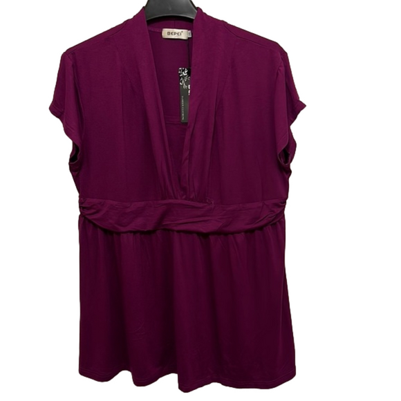 Bepei Purple Top. NEW - Picture 1 of 6